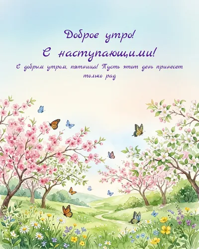 Доброе утро! С наступающими! — morning spring 11